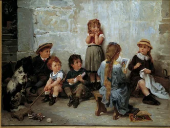 Het spannende fragment: kinderen luisteren naar een boek