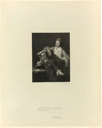 Garrick en zijn vrouw, uit Old English Masters