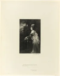 Georgiana, Hertogin van Devonshire, uit Oude Engelse Meesters