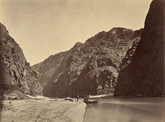 Black Cañon, Colorado River, stroomopwaarts gezien vanaf Mirror Bar