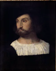 Portret van Alfonso I van Este, hertog van Ferrara (1476-1534)