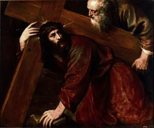 Christus en Simon van Cyrene