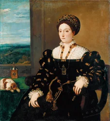 Portret van Eleonora Gonzaga, Hertogin van Urbino