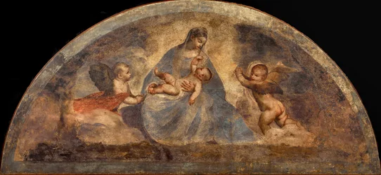 Madonna en Kind met twee engelen, ca. 1519