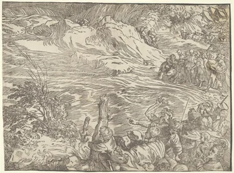 De onderdompeling van het leger van de Farao in de Rode Zee