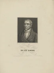 Portret van Wilhelm Traugott Krug 1770-1842, 1828-1829