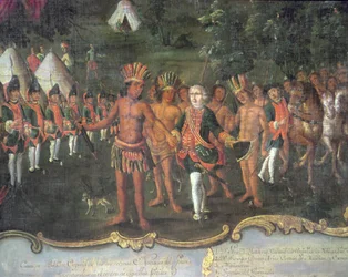 Het Kamp van Gouverneur Matorras in de Chaco