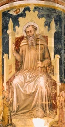 Sint Romuald, fresco, Kerk van San Nicolo, Treviso