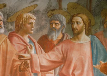 Jezus, de heilige Petrus en de tollenaar