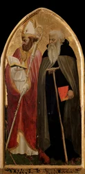 San Giovenale drieluik: rechterpaneel met Sint Antonius de Grote en Sint Juvenal