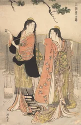 De pekelmeisjes van Suma Shiokumi, Suma, 1783