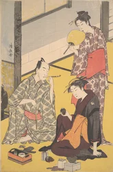 De Kabuki-acteur Matsumoto Koshiro IV
