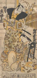 De Acteur, Ichikawa Danjuro I, 1660-1704 als een Vrouw in Onbekende Rol