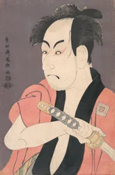 Ichikawa Omezo I in de rol van Yakko Ippei uit het stuk Koinyobo somewake tazuna, 1794