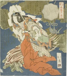 Ama no Uzume, nr. 3 (Sono san) uit de serie "De Rotsdeur van de Lente (Haru no iwato)"