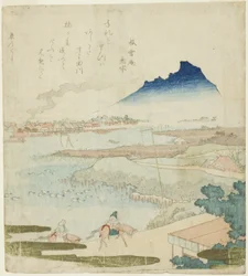 Uitzicht op de Sumida Rivier