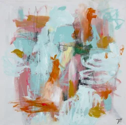 Levendige abstracte stroming