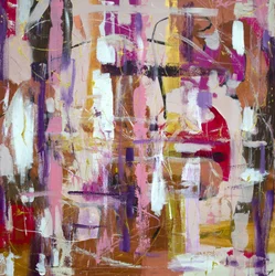 Levendige abstracte schilderkunst