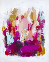 Levendige magenta gloed