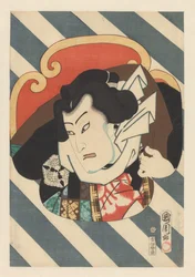 Portret van sumoworstelaar Nuregami Chôgorô