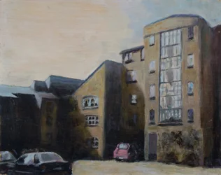 Een plek om te wonen 33, 2012 (olieverf op multiplex)