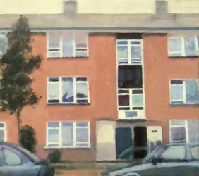 Een plek om te wonen 47, 2012 (olieverf op multiplex)