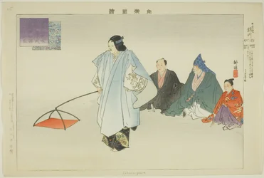 Sakuragawa, uit de serie "Afbeeldingen van No-voorstellingen (Nogaku Zue)"