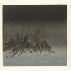 Schepen bij nacht