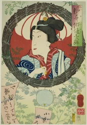 De acteur Sawamura Tanosuke III, uit de serie "Herinneringen aan elegante acteurs"
