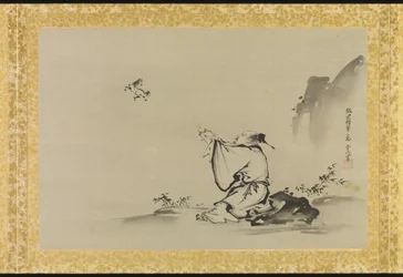 Album met kopieën van Chinese schilderijen