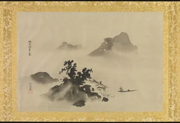 Album met kopieën van Chinese schilderijen