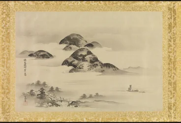 Album met kopieën van Chinese schilderijen