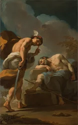 Mercurius op het punt Argus te onthoofden