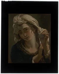 Portret van Rosa Spisani, de vrouw van de kunstenaar