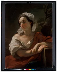 Portret van Rosa Spisani, de vrouw van de kunstenaar