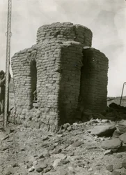 Graf in noordelijke necropolis, Qasr Ibrim, Egypte, foto door Ugo Monneret de Villard