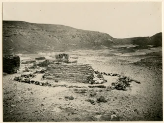 Graf in zuidelijke necropolis, Qasr Ibrim, Egypte, foto door Ugo Monneret de Villard
