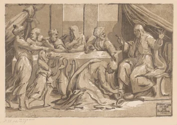 Christus gezalfd door Maria Magdalena