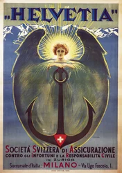Helvetia-poster door Umberto Boccioni