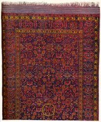 Een Bukhara tapijt, ca. 1800