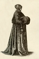 Een Nederlandse dame in buitenkleding, 1640, 1937