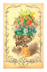 Een vaas met zomerbloemen, 1849
