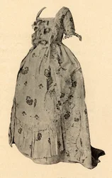 Een Watteau sacque, trouwoutfit van mevrouw William West, 1752, 1937