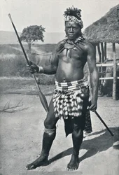 Een Zulu-hoofdman, 1902
