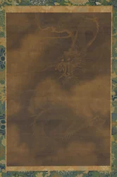 Een draak en wolken, Ming-dynastie, 1368-1644