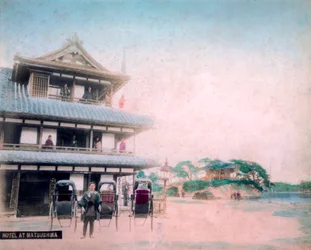 Een hotel in Matsushima, Miyagi Prefectuur, Japan