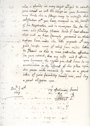 Een brief van Oliver Cromwell aan kardinaal Mazarin, 4 december 1657