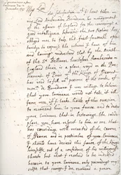 Een brief van Oliver Cromwell aan kardinaal Mazarin