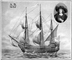 Een voorstelling van de Mayflower, 1922