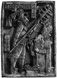 Een slachtoffer voor de Maya-god Kukulkan, 1901